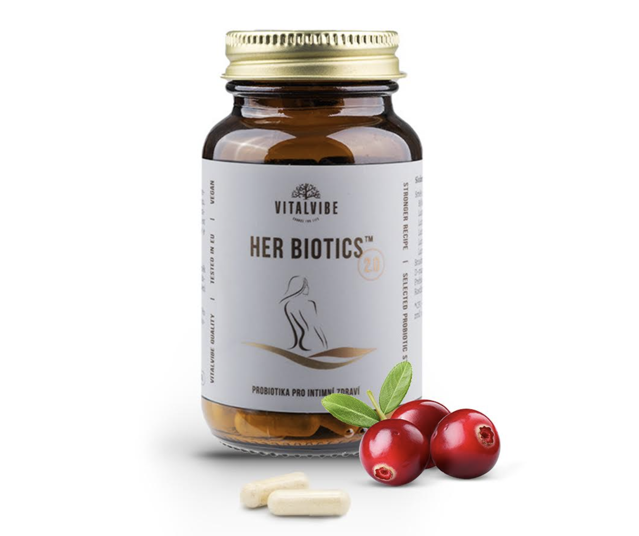Probiotika pro ženy + extrakt z brusinek