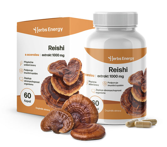Reishi Extrakt 1 000 mg + Acerola